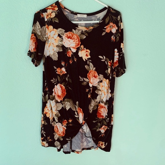 ODDY Tops - Oddy Floral Tunic Top